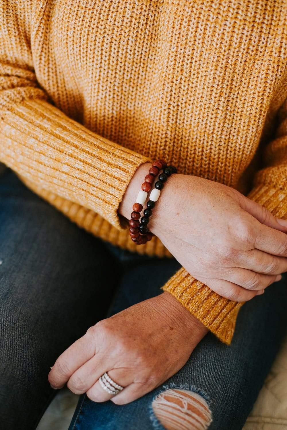 Double Wrap Contemplation Mala - Image 5