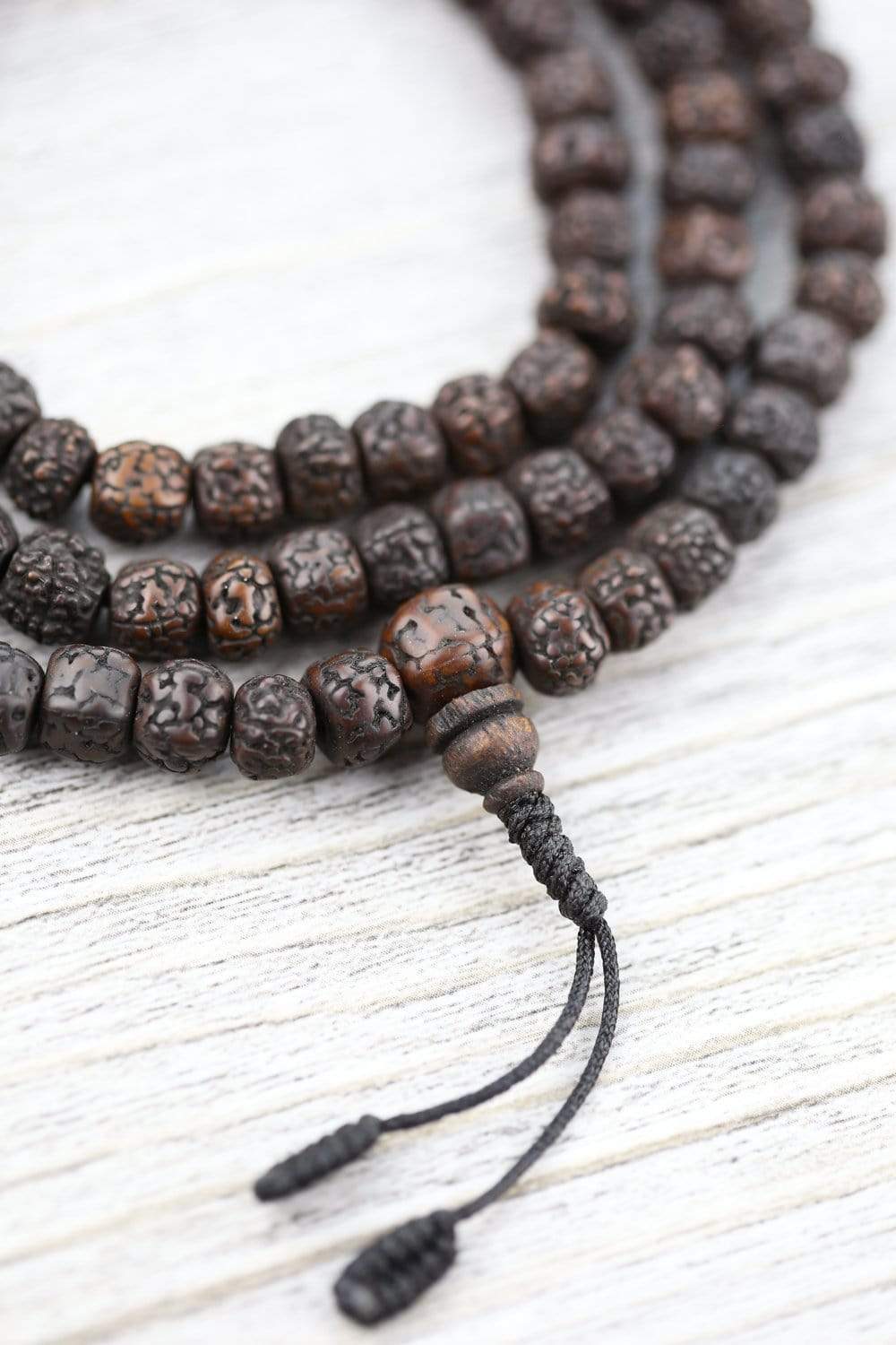 Aged Dark Rudraksha Beads - Image 7