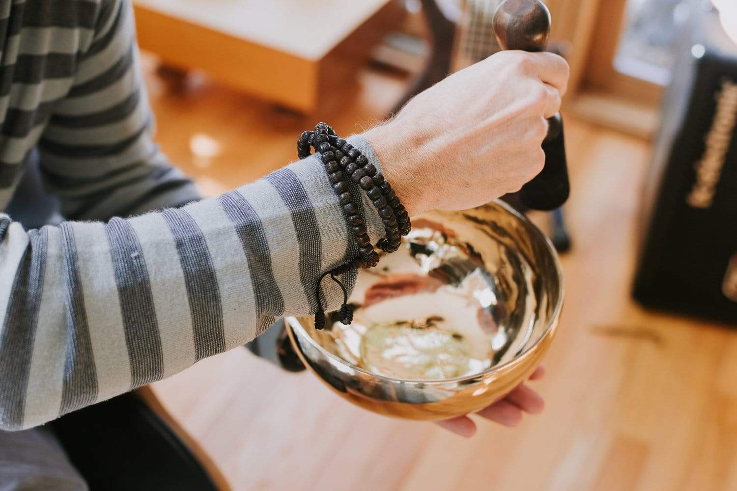 Aged Dark Rudraksha Beads - Image 3