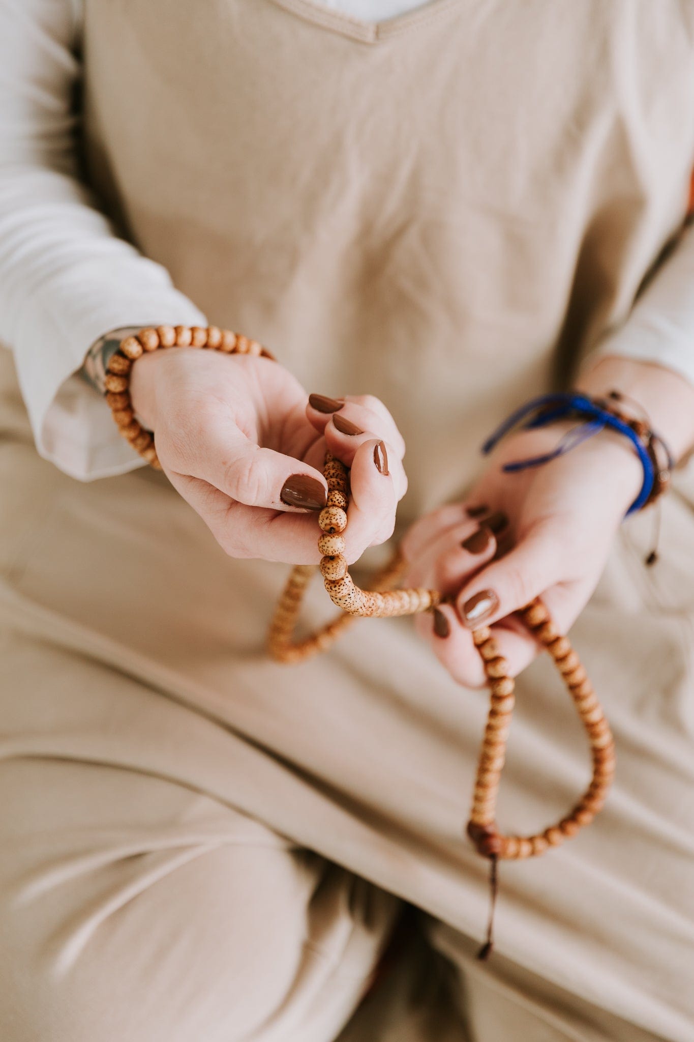 Anxiety-Relieving Lotus Seed Mala - Image 7