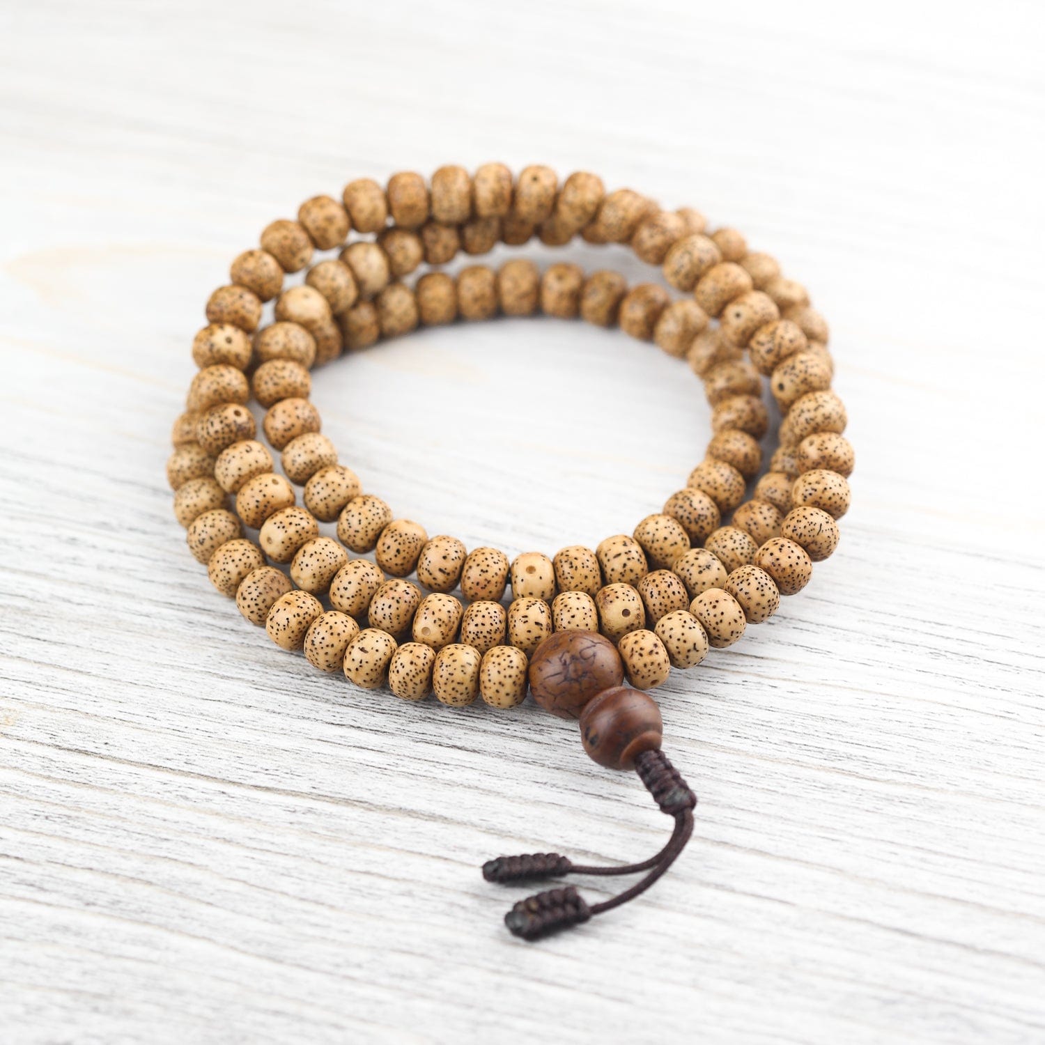 Anxiety-Relieving Lotus Seed Mala - Image 2