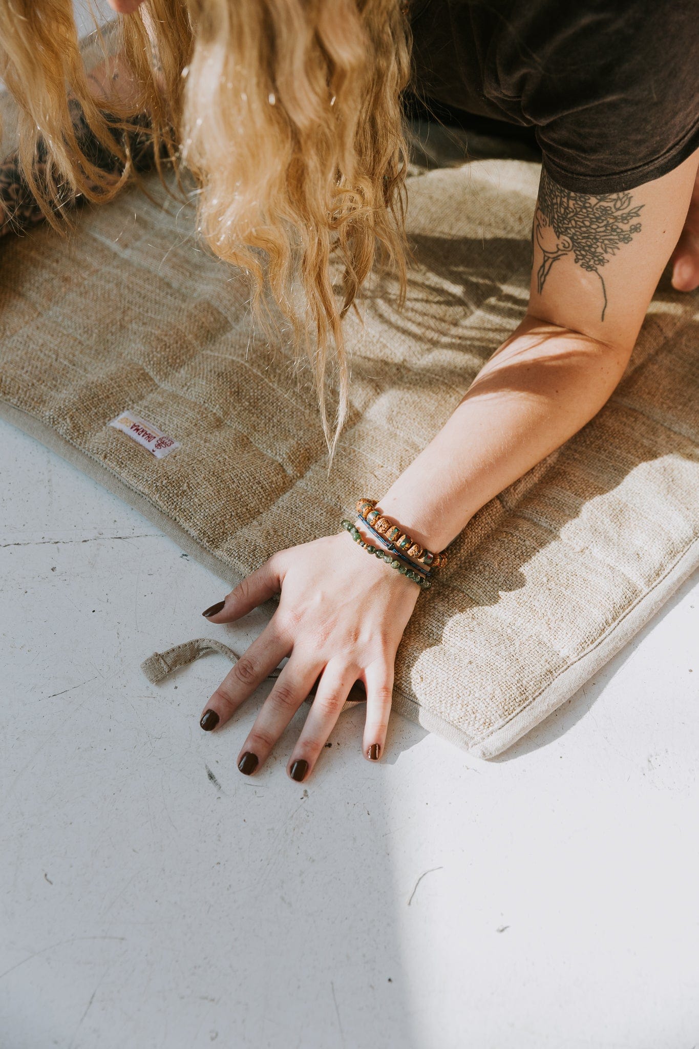 Art & Heritage Inlaid Rudraksha Bracelet - Image 4