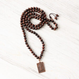 Copper & Stone Thai Amulet Mala