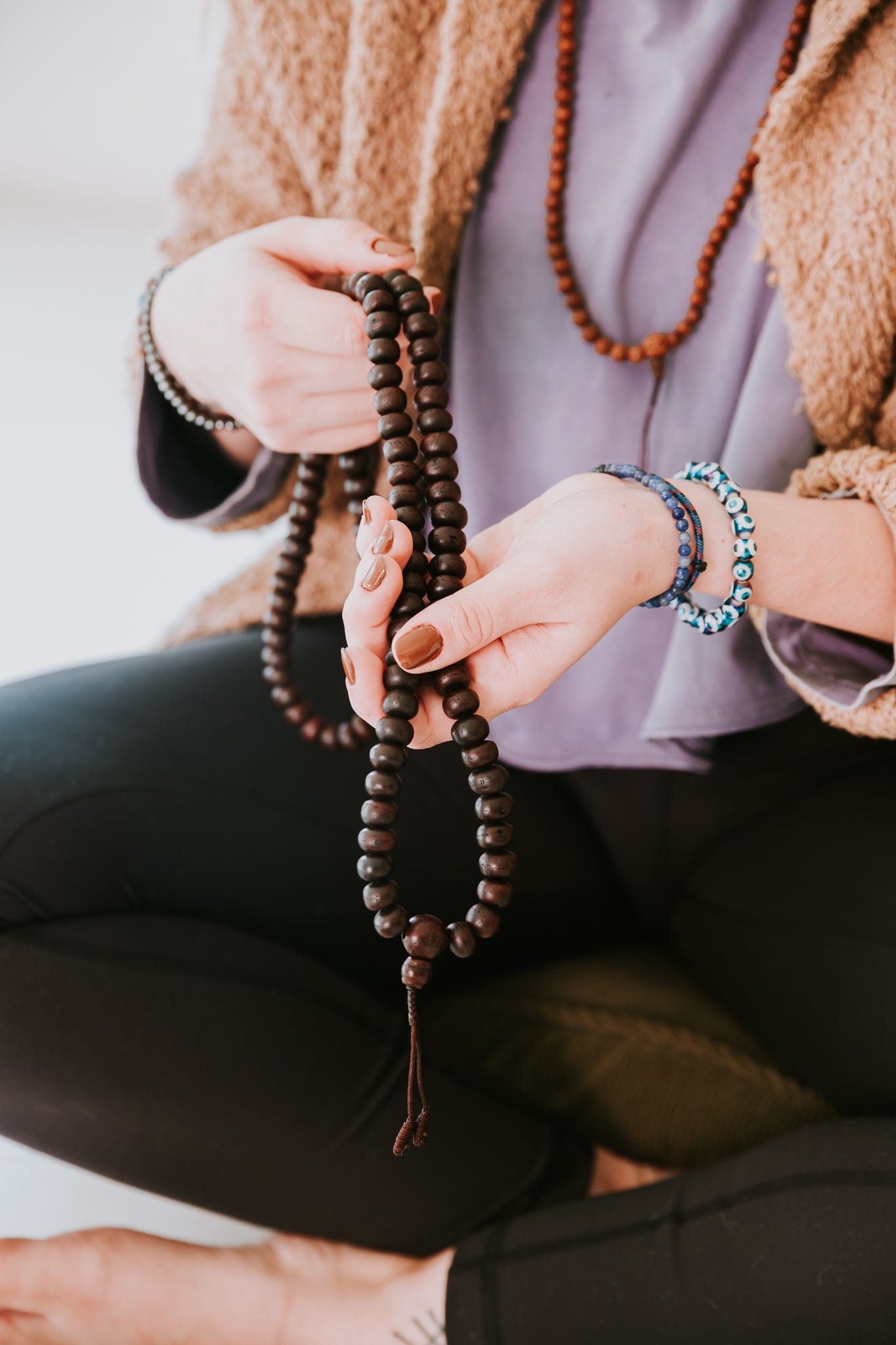 Dark Bodhi Seed Mala - Image 10