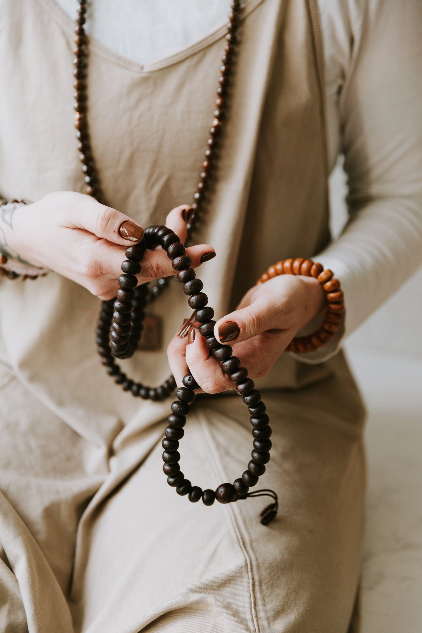 Dark Bodhi Seed Mala - Image 5