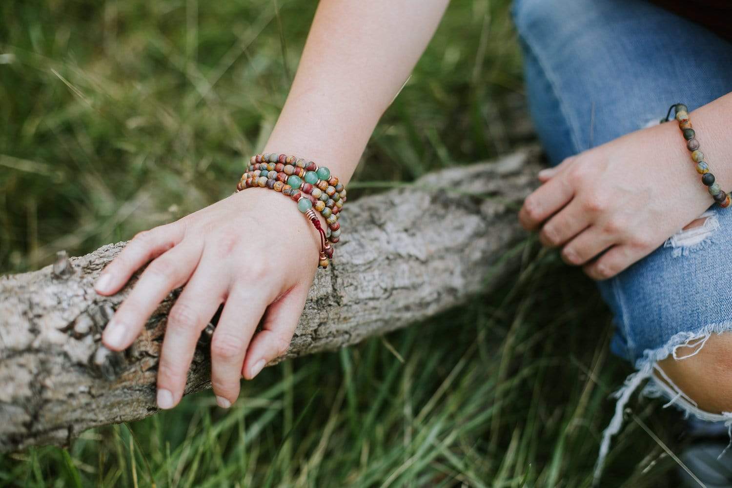Harmonizing Riverstone Mala - Image 7