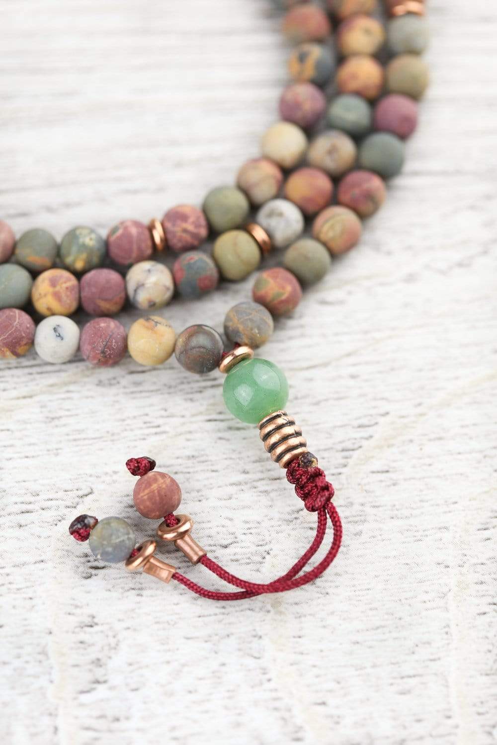 Harmonizing Riverstone Mala - Image 8
