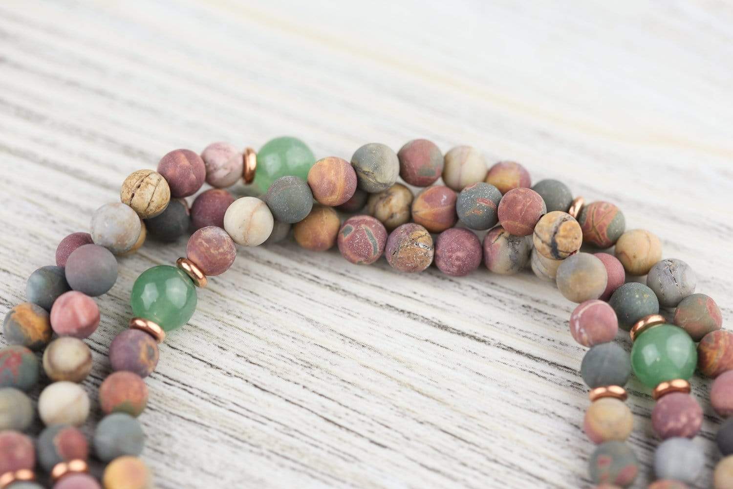 Harmonizing Riverstone Mala - Image 9