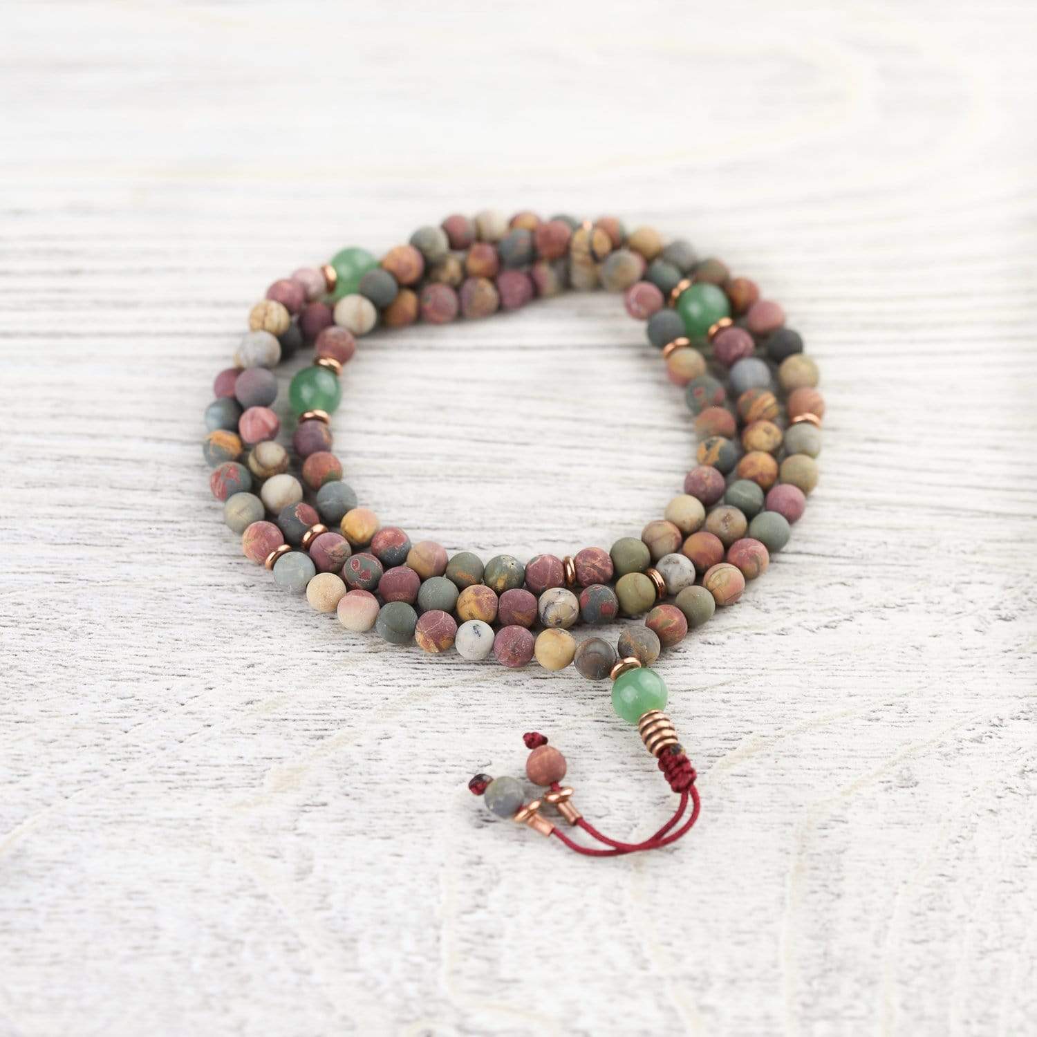 Harmonizing Riverstone Mala - Image 2