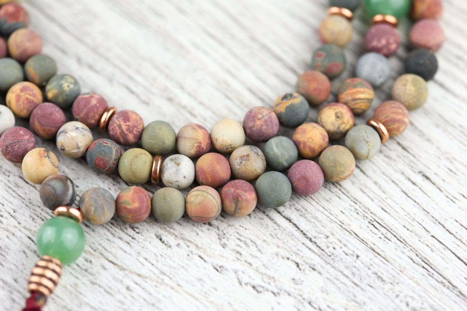 Harmonizing Riverstone Mala - Image 5