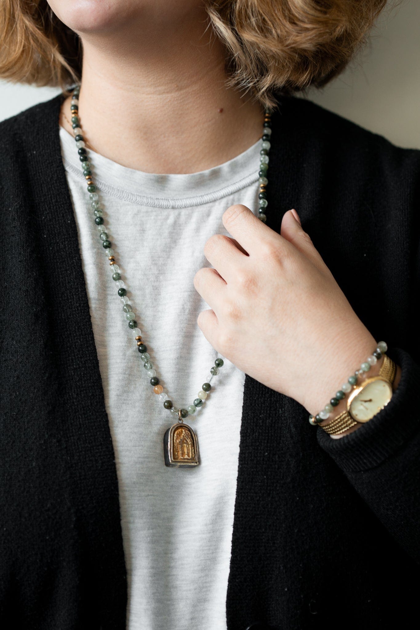 Dream Recall & Monk Made Amulet Mala - Image 3