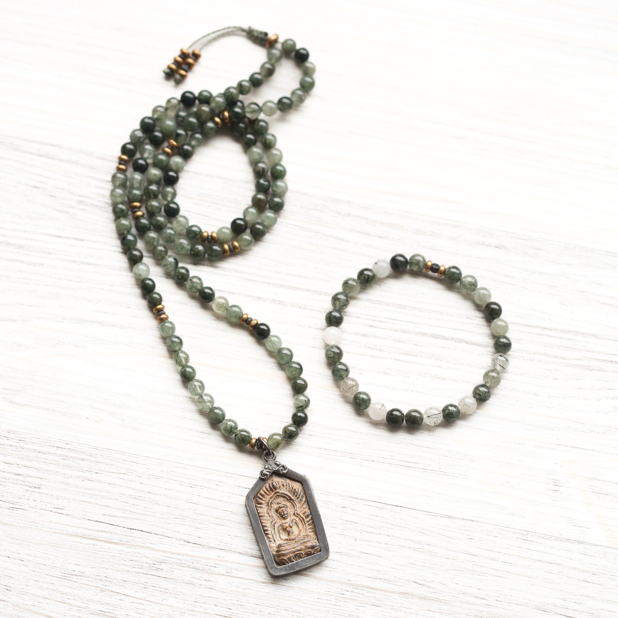 Dream Recall & Monk Made Amulet Mala - Image 4
