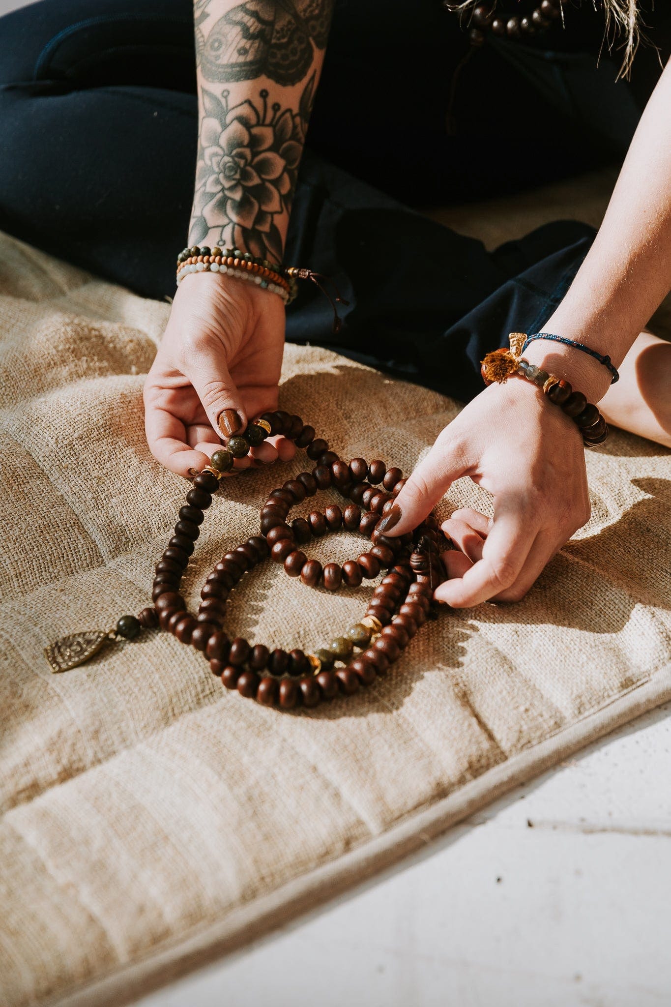 Energizing Bodhi Seed Mala - Image 3