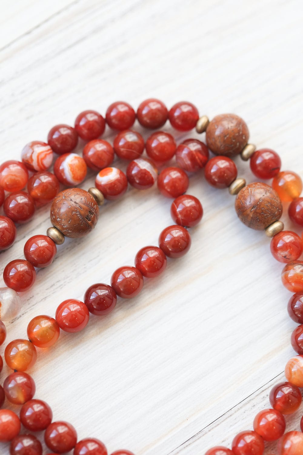 Sardonyx Flame of Impermanence Mala - Image 6