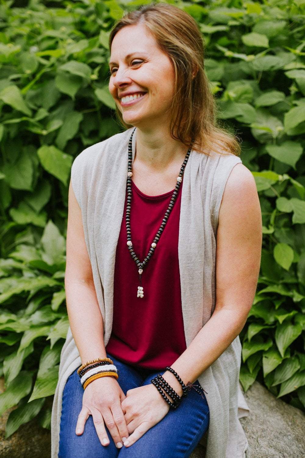 Inlaid Bone Impermanence Mala - Image 4