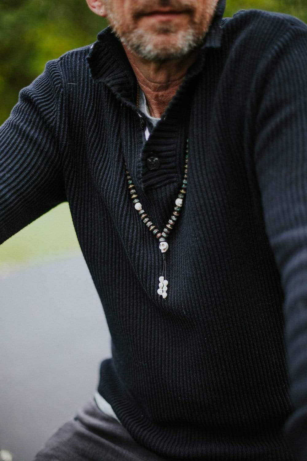 Inlaid Bone Impermanence Mala - Image 3