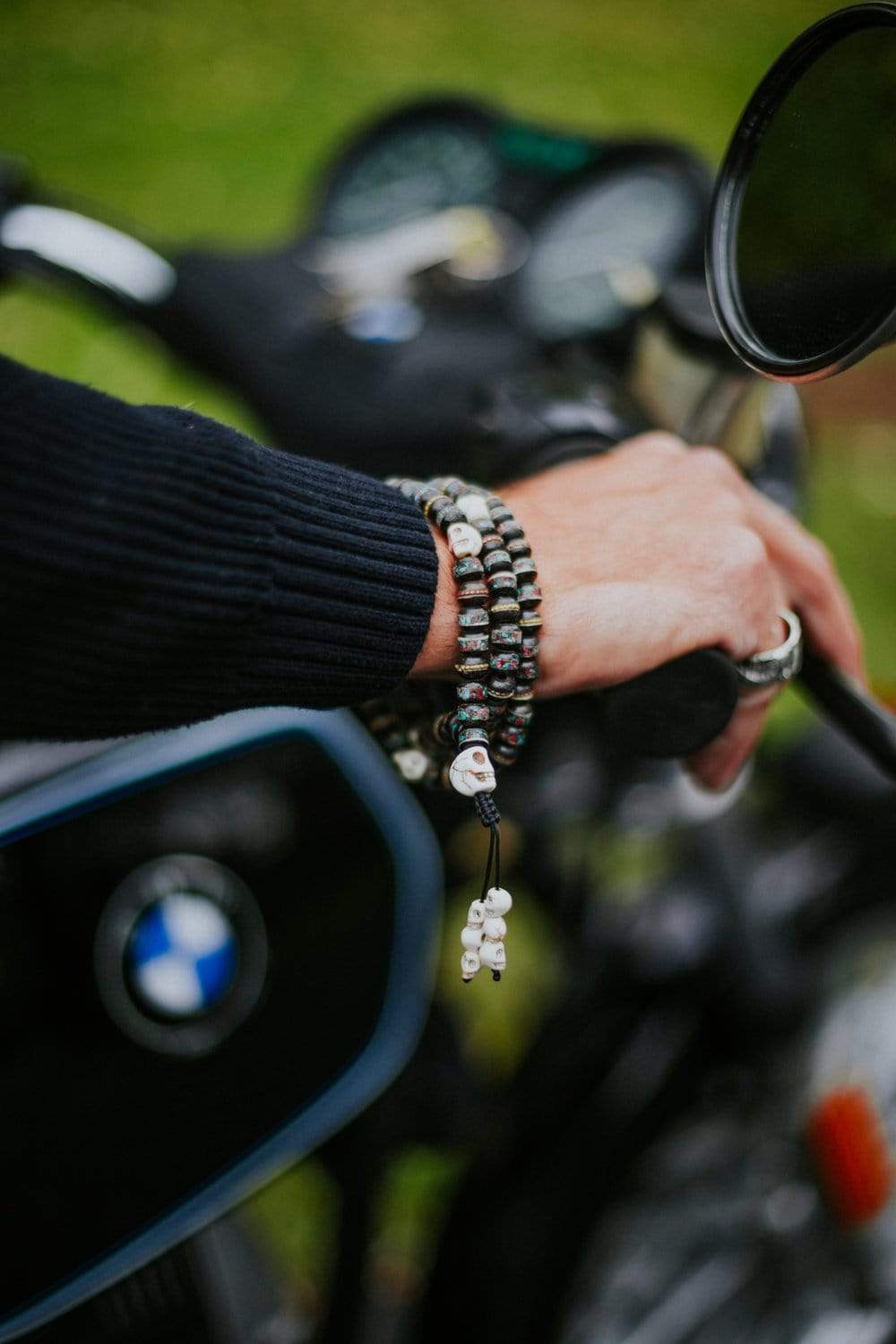 Inlaid Bone Impermanence Mala - Image 6