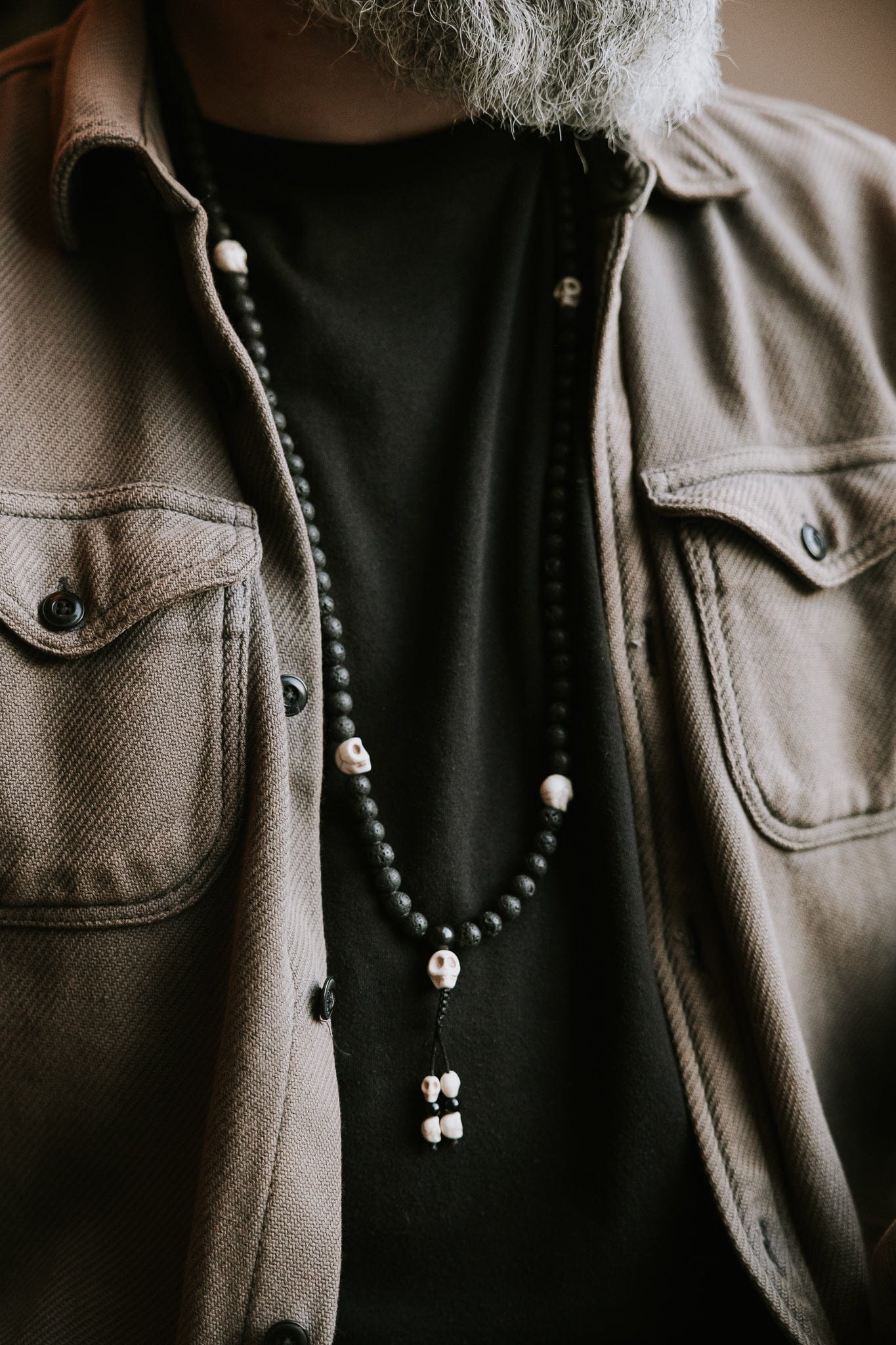 Lava & Skull Reflection Mala - Image 3