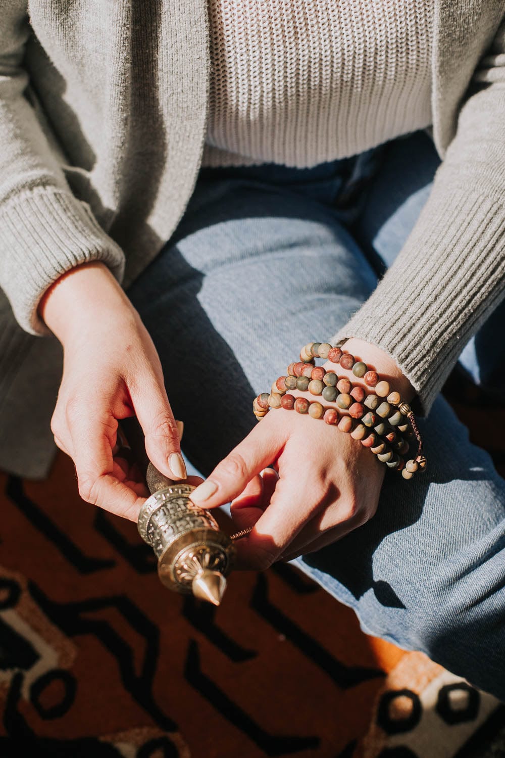 Matte Riverstone Mala - Image 13