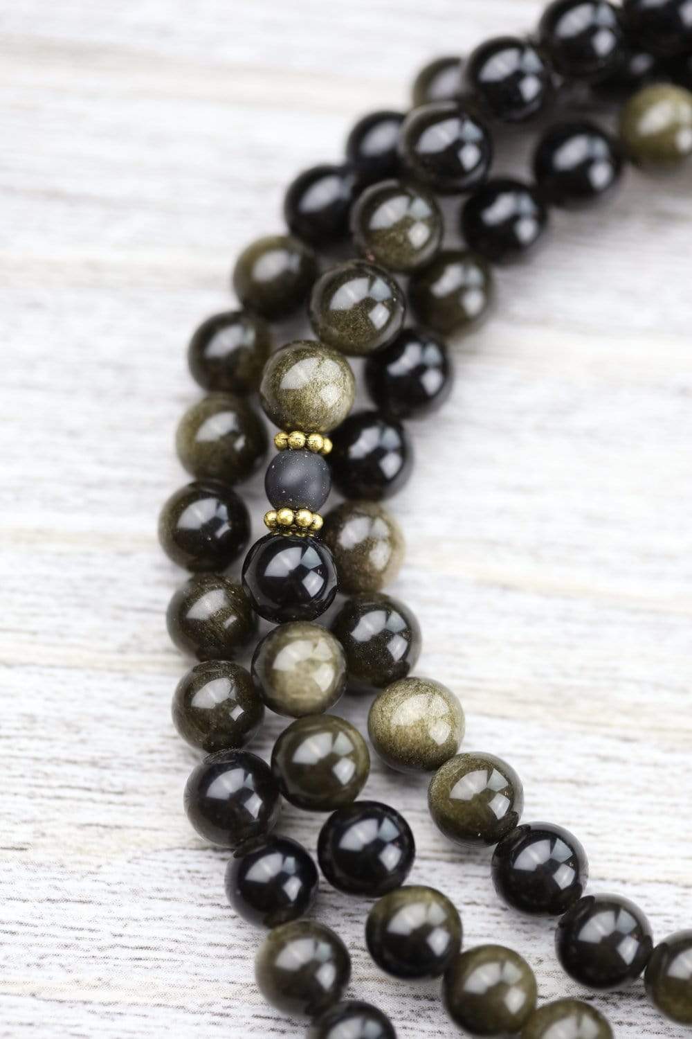 Negativity Blocking Obsidian Mala - Image 10