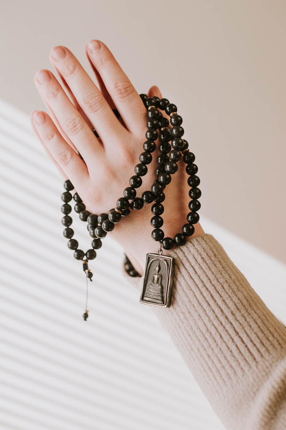 Shungite Mineral Healer & Thai Amulet Mala - Image 7
