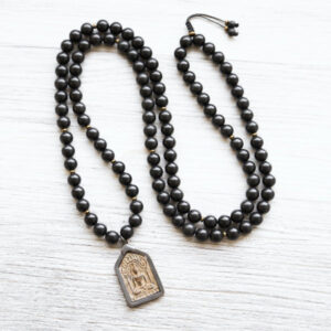 Shungite Mineral Healer & Thai Amulet Mala