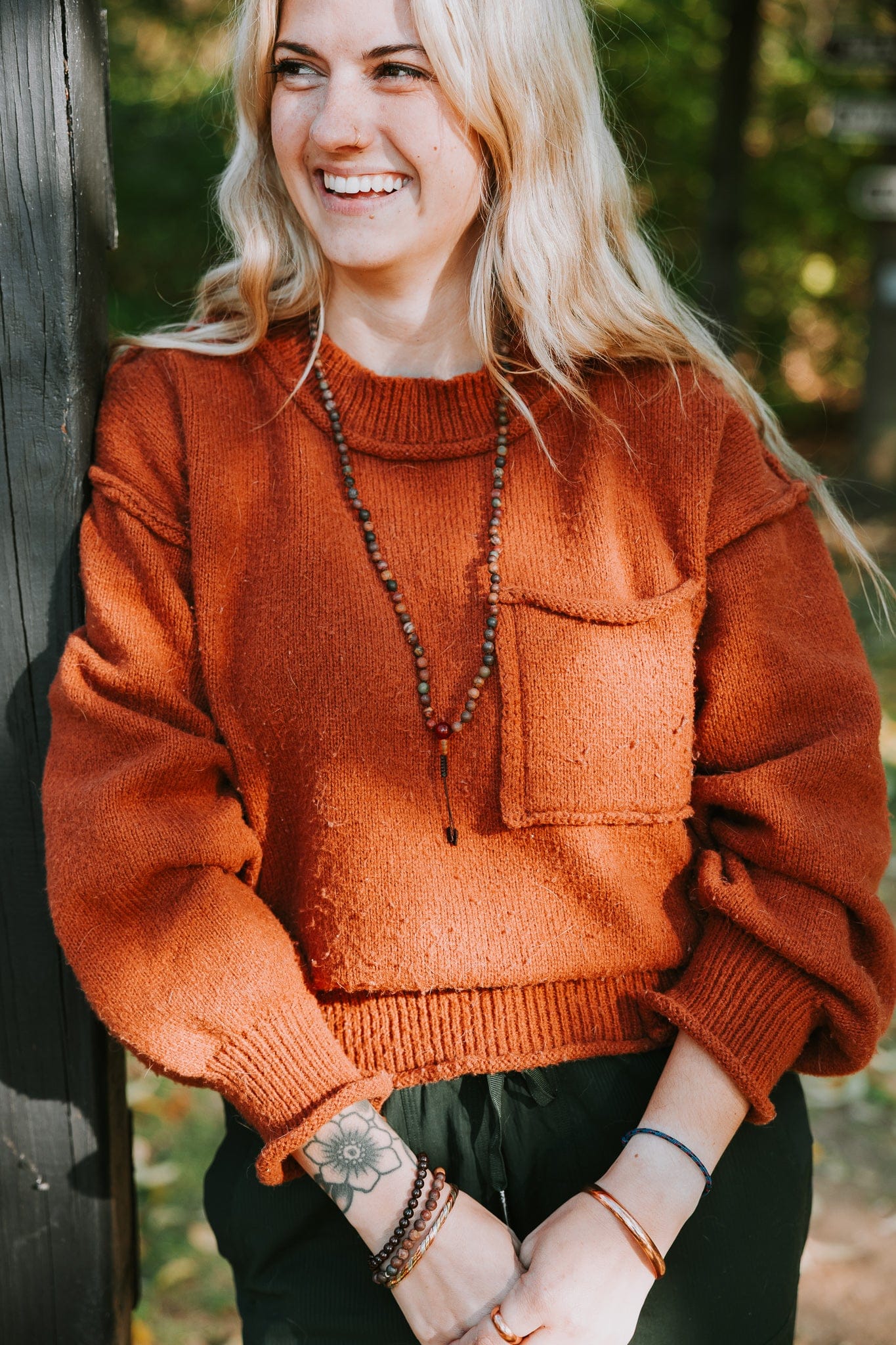 The Ritual™ Knotted Mala - Matte Riverstone - Image 7