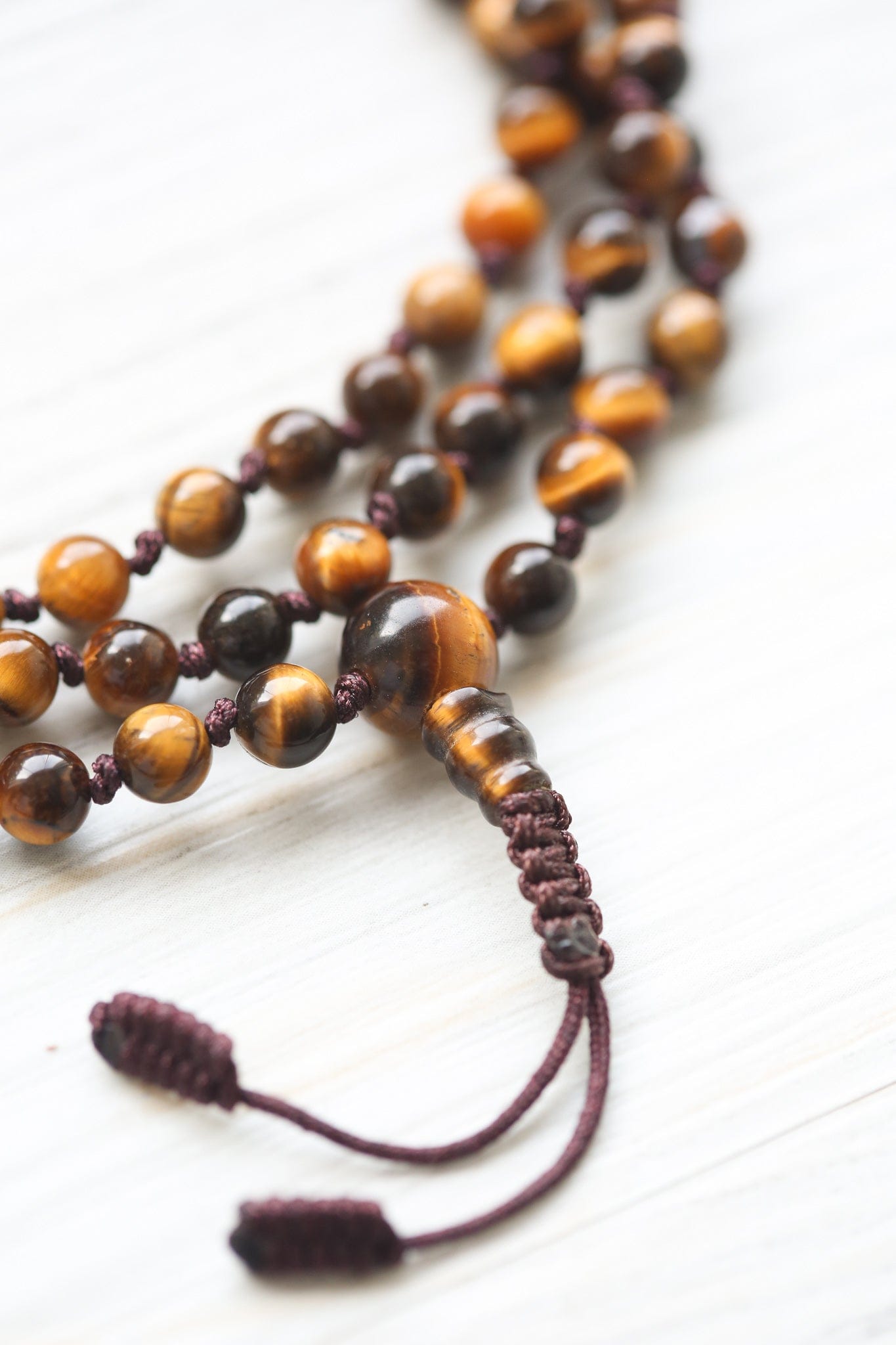 The Ritual™ Knotted Mala - Tiger Eye - Image 6