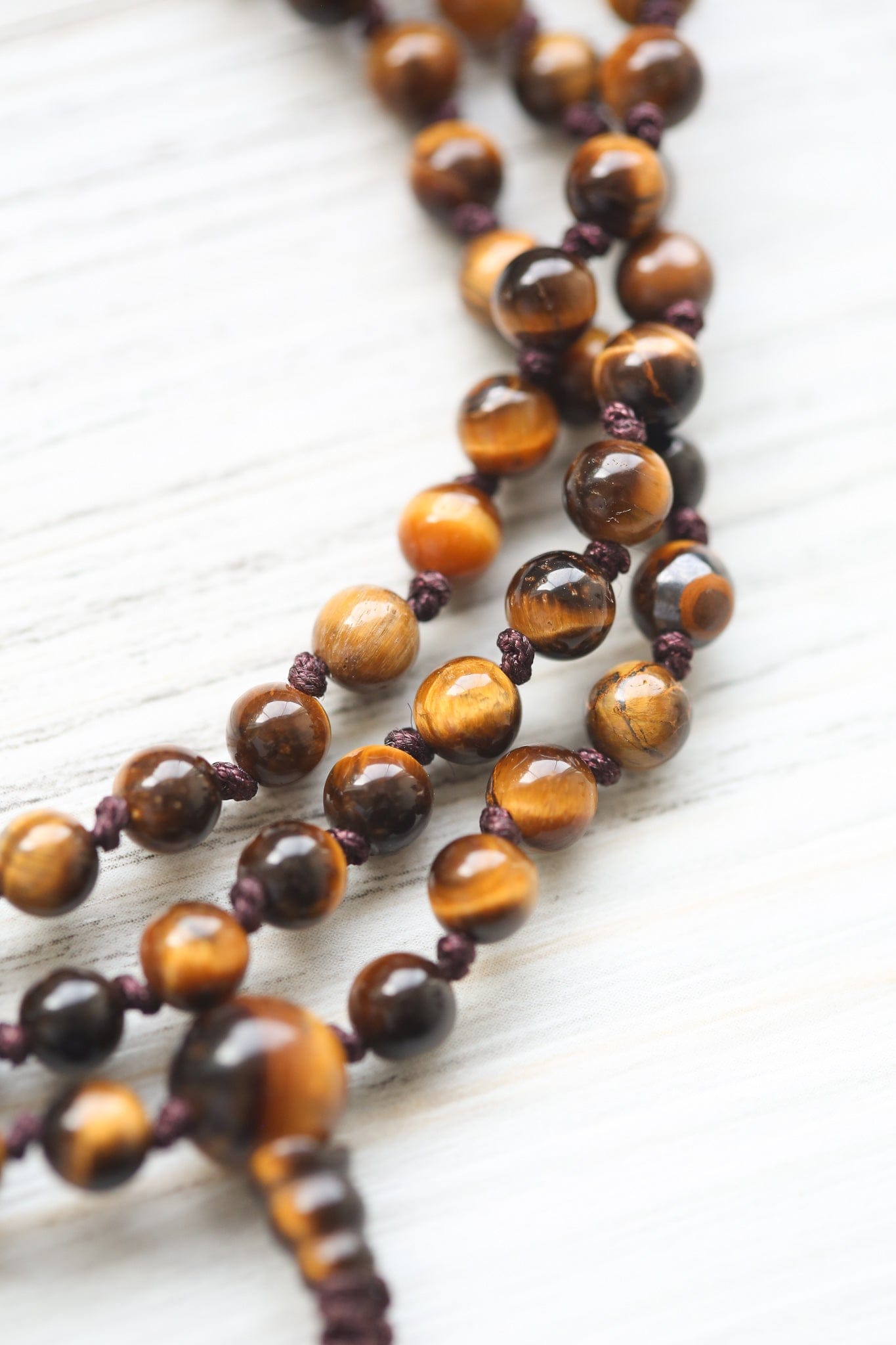 The Ritual™ Knotted Mala - Tiger Eye - Image 4