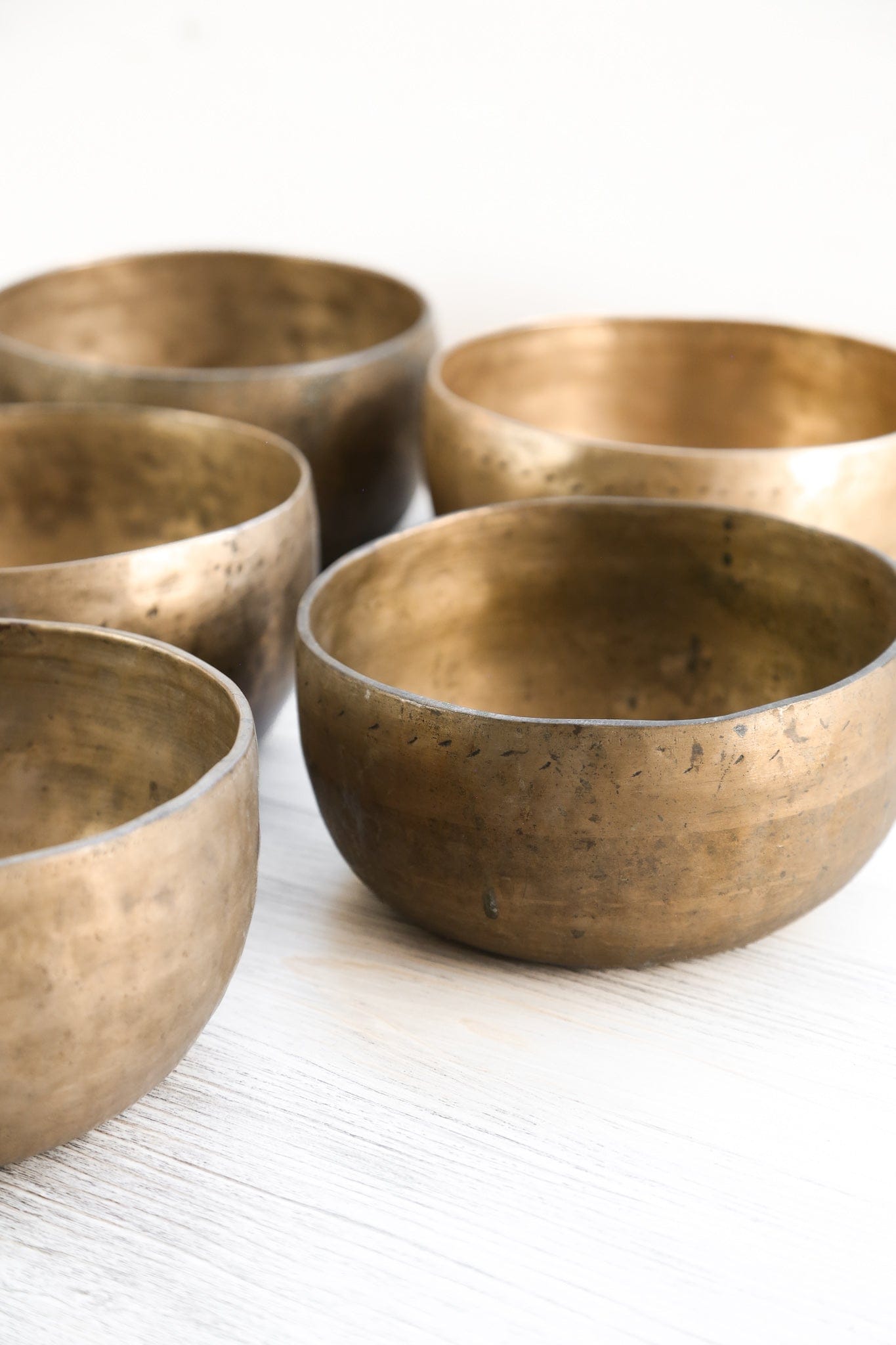 Antique Seven Chakra Singing Bowl Set - Grounding & Balance - Image 4