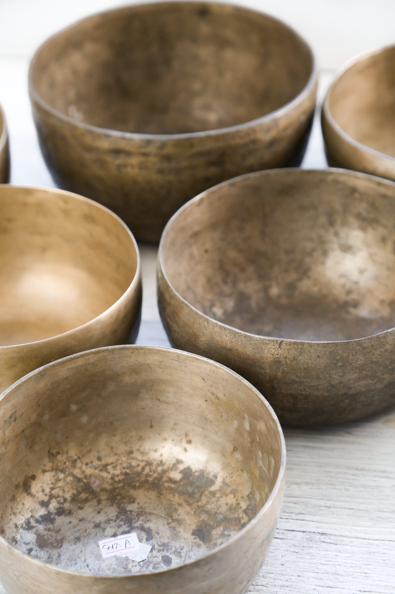 Antique Seven Chakra Singing Bowl Set - Healing & Harmony - Image 3