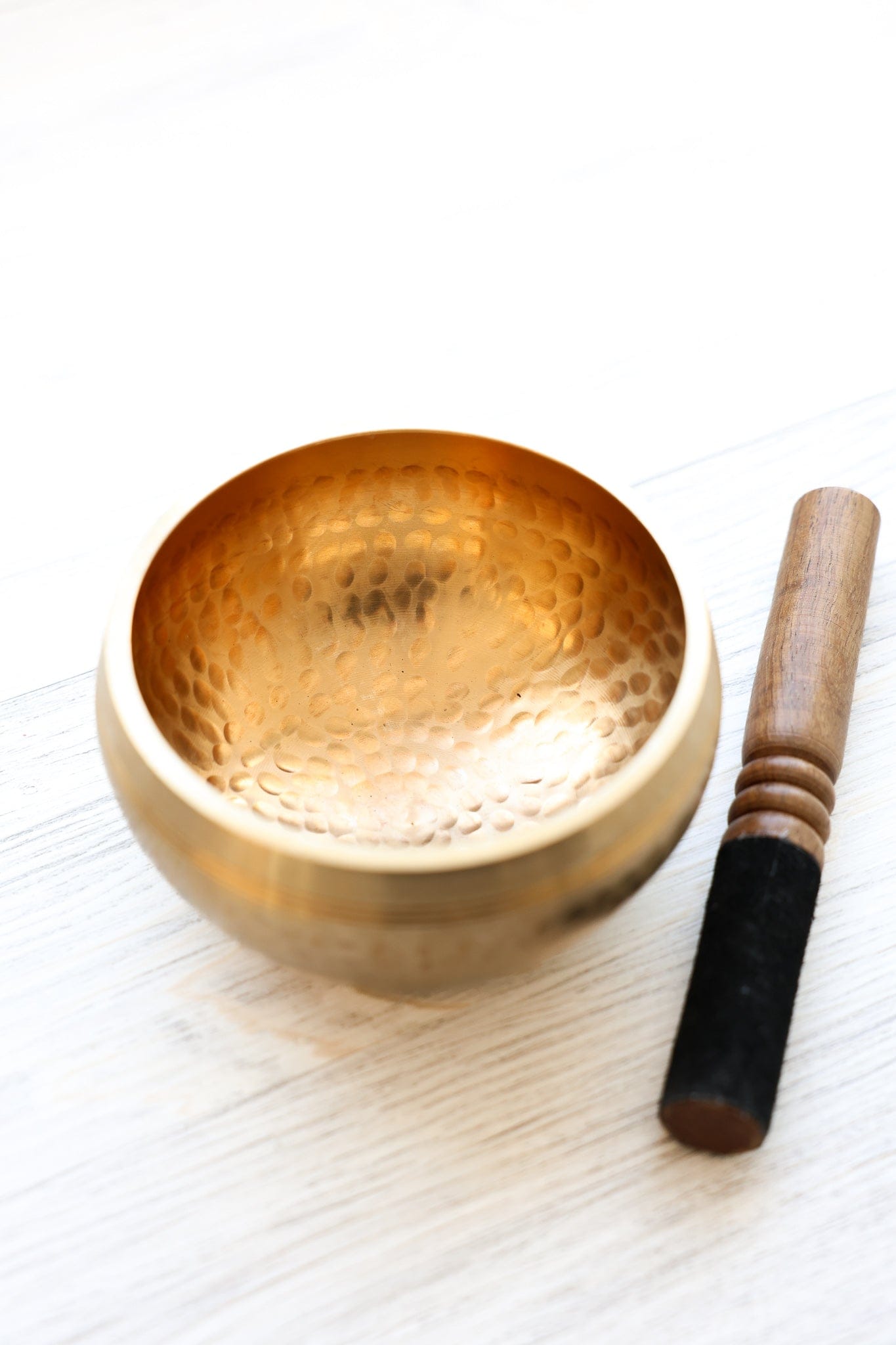 Authentic Hand-Hammered Tibetan Singing Bowl Set - Image 8