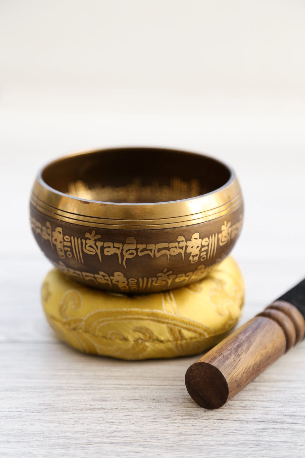 Golden Compassion Singing Bowl Gift Set - Image 6