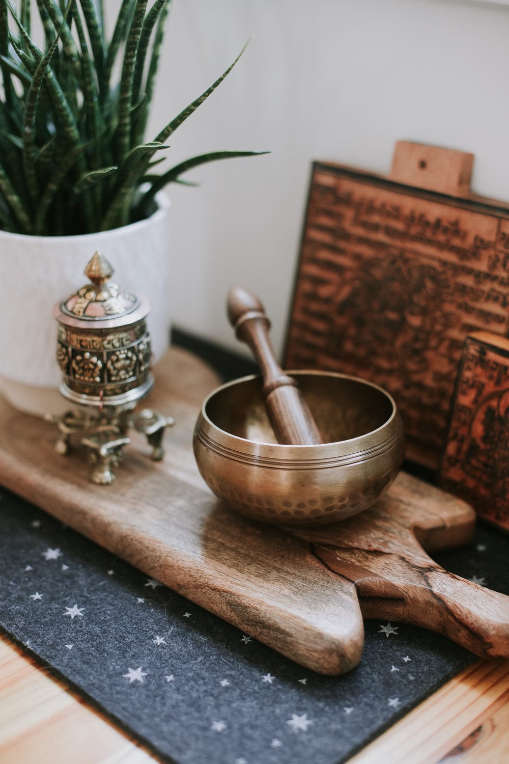 Hand-Hammered Tibetan Bowl Pairing - Image 11