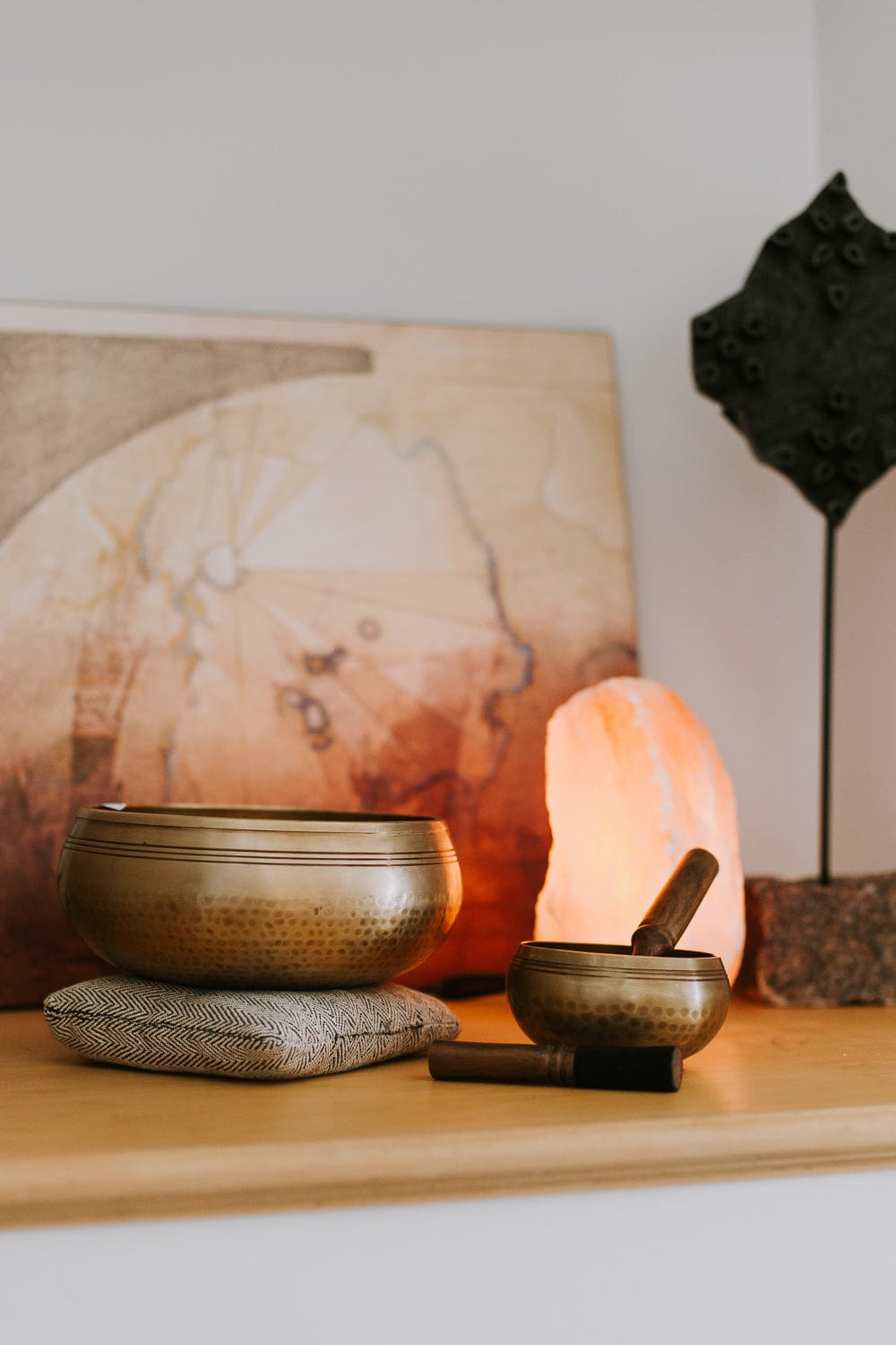 Hand-Hammered Tibetan Bowl Pairing - Image 18