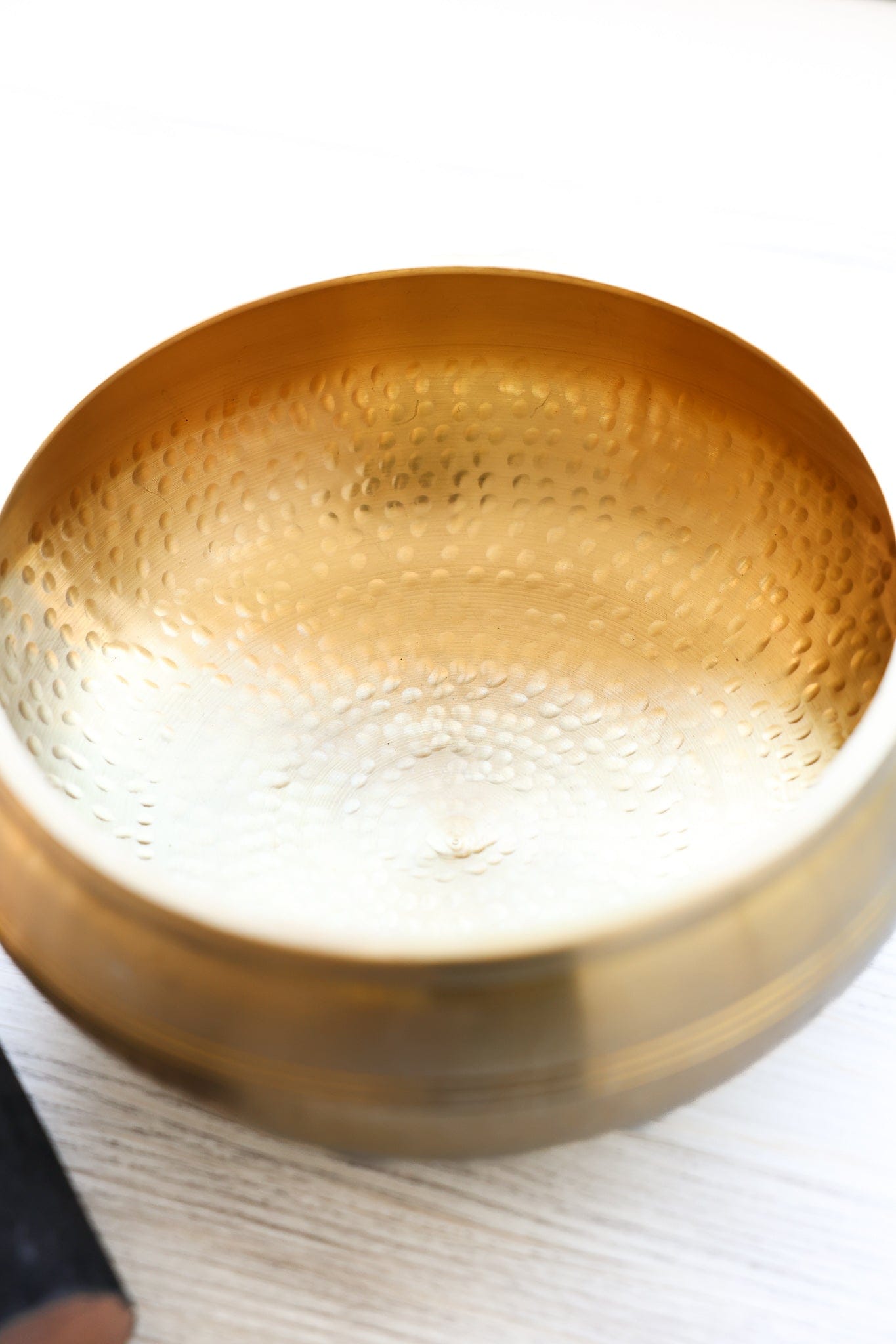 Large Hand Hammered Tibetan Bowl Set - Image 10