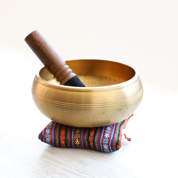 Large Hand Hammered Tibetan Bowl Set