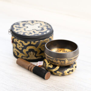 Tibetan Om Singing Bowl Set