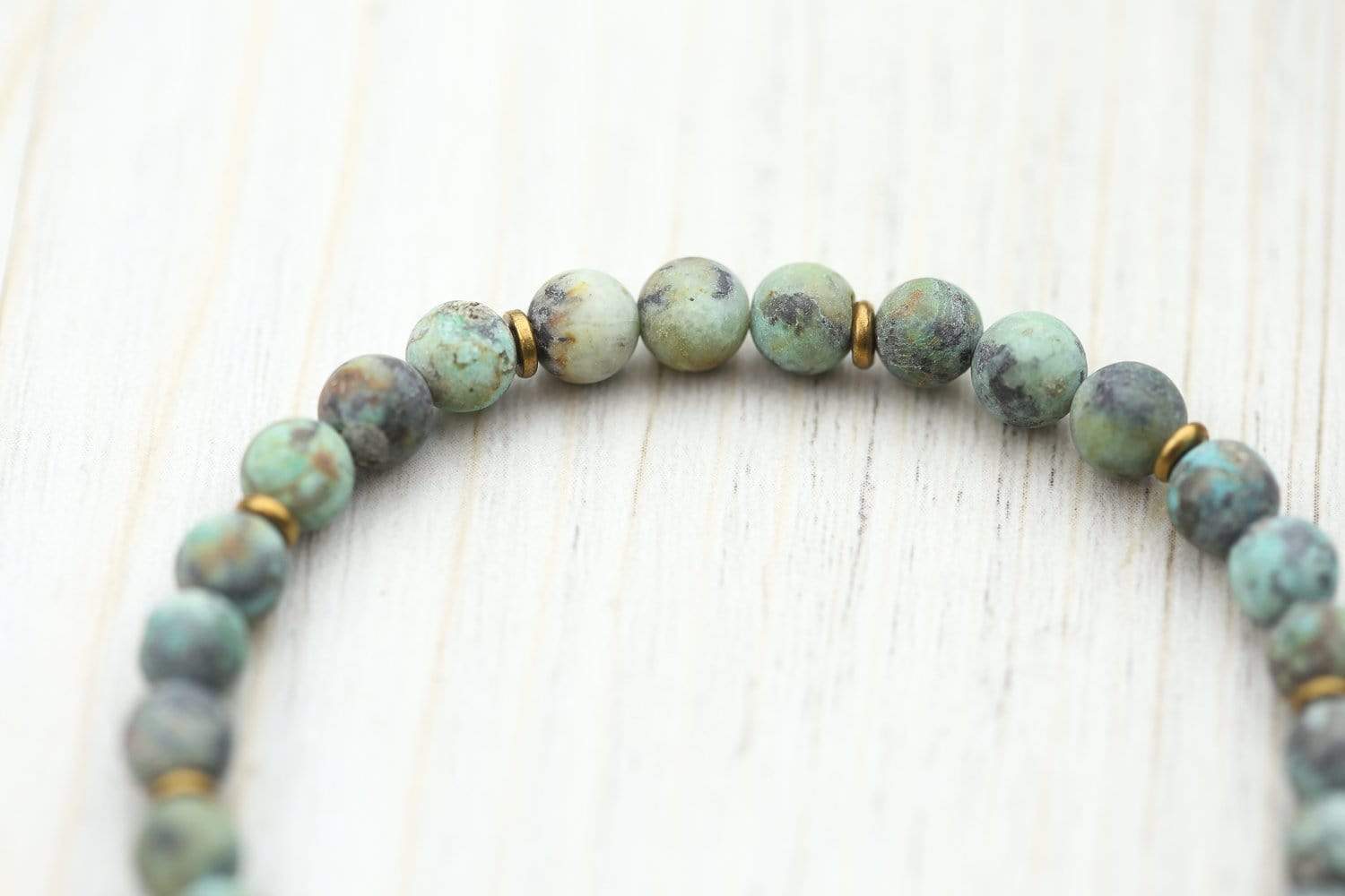 African Turquoise Self-Expression Bracelet - Image 5