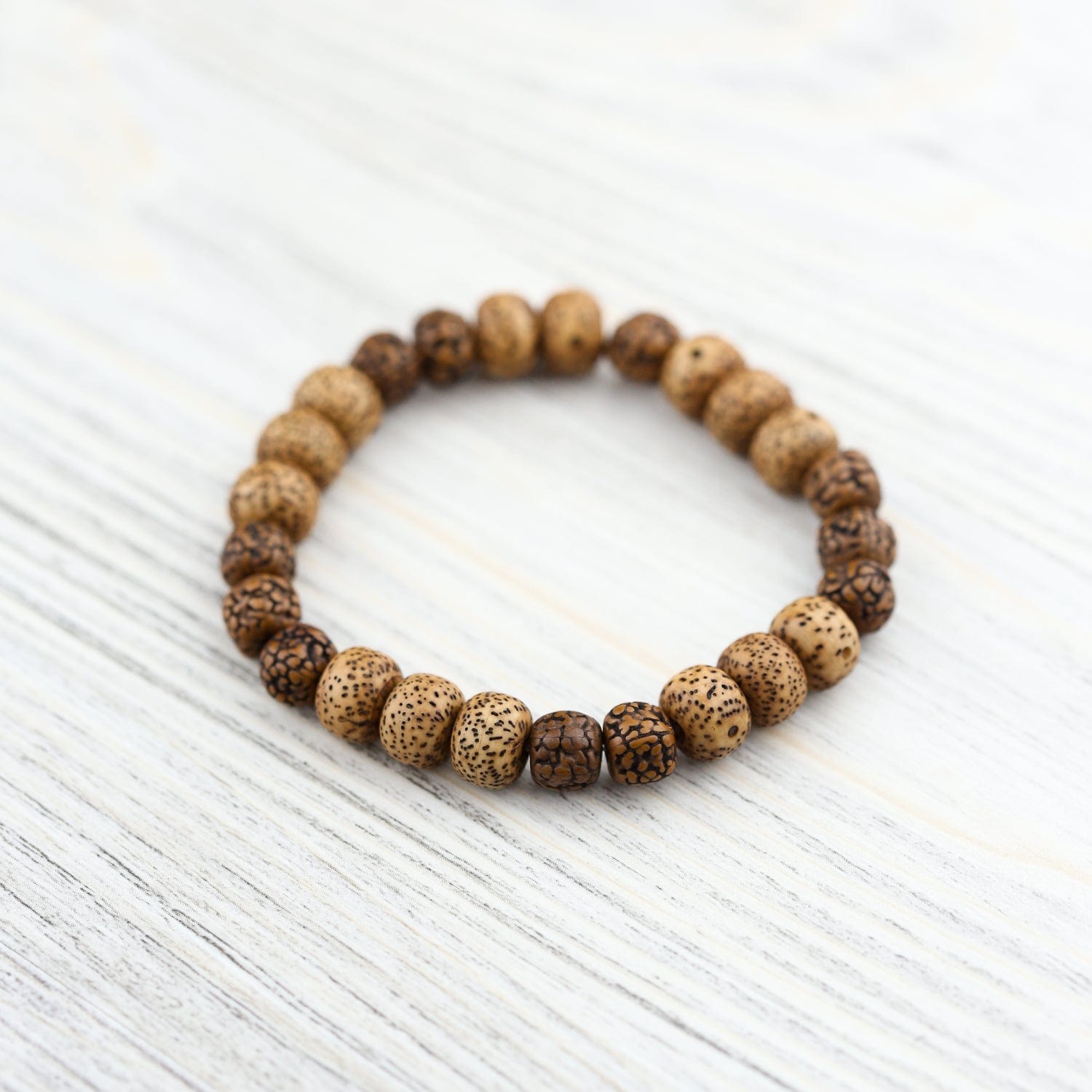 Anchor & Bloom - Lotus & Rudraksha Bracelet - Image 2