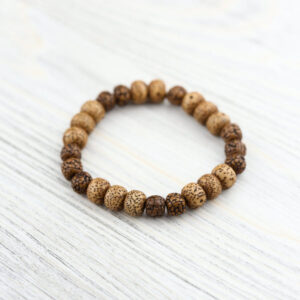 Anchor & Bloom - Lotus & Rudraksha Bracelet