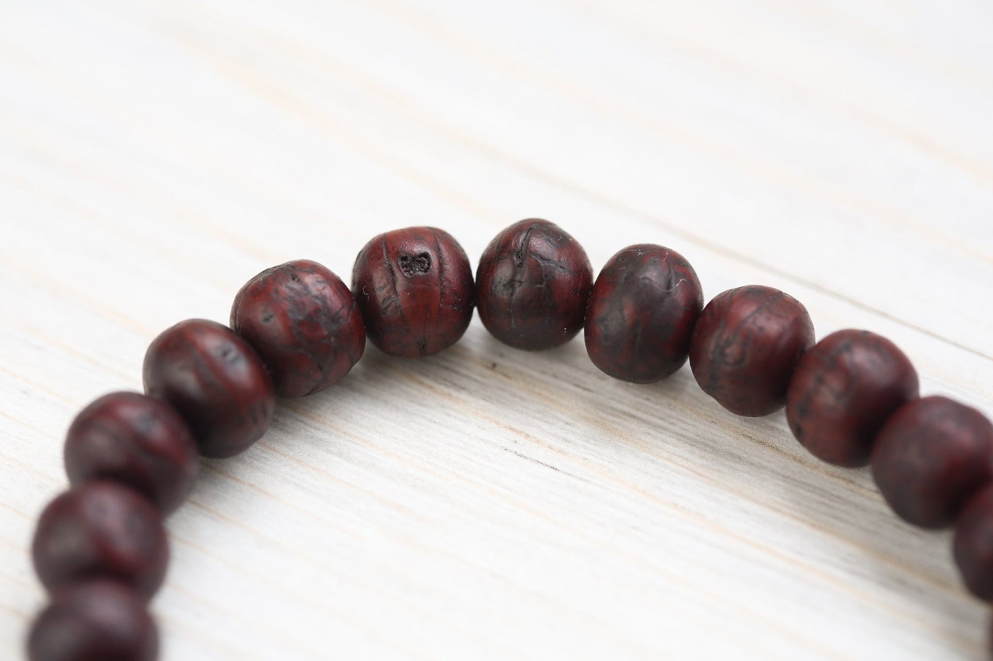 Antique Bodhi Dzi Bracelet - Image 6