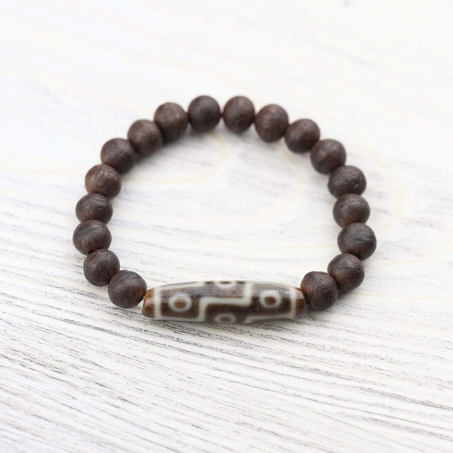 Antique Bodhi Dzi Bracelet - Image 13