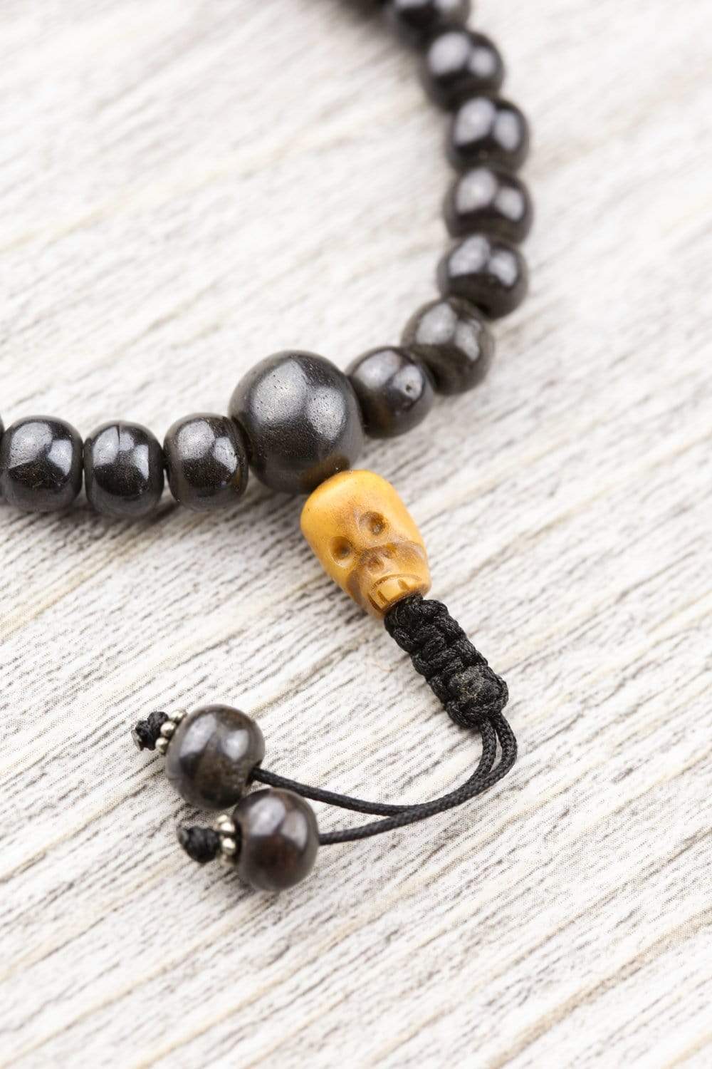 Bone and Skull Impermanence Wrist Mala - Image 5