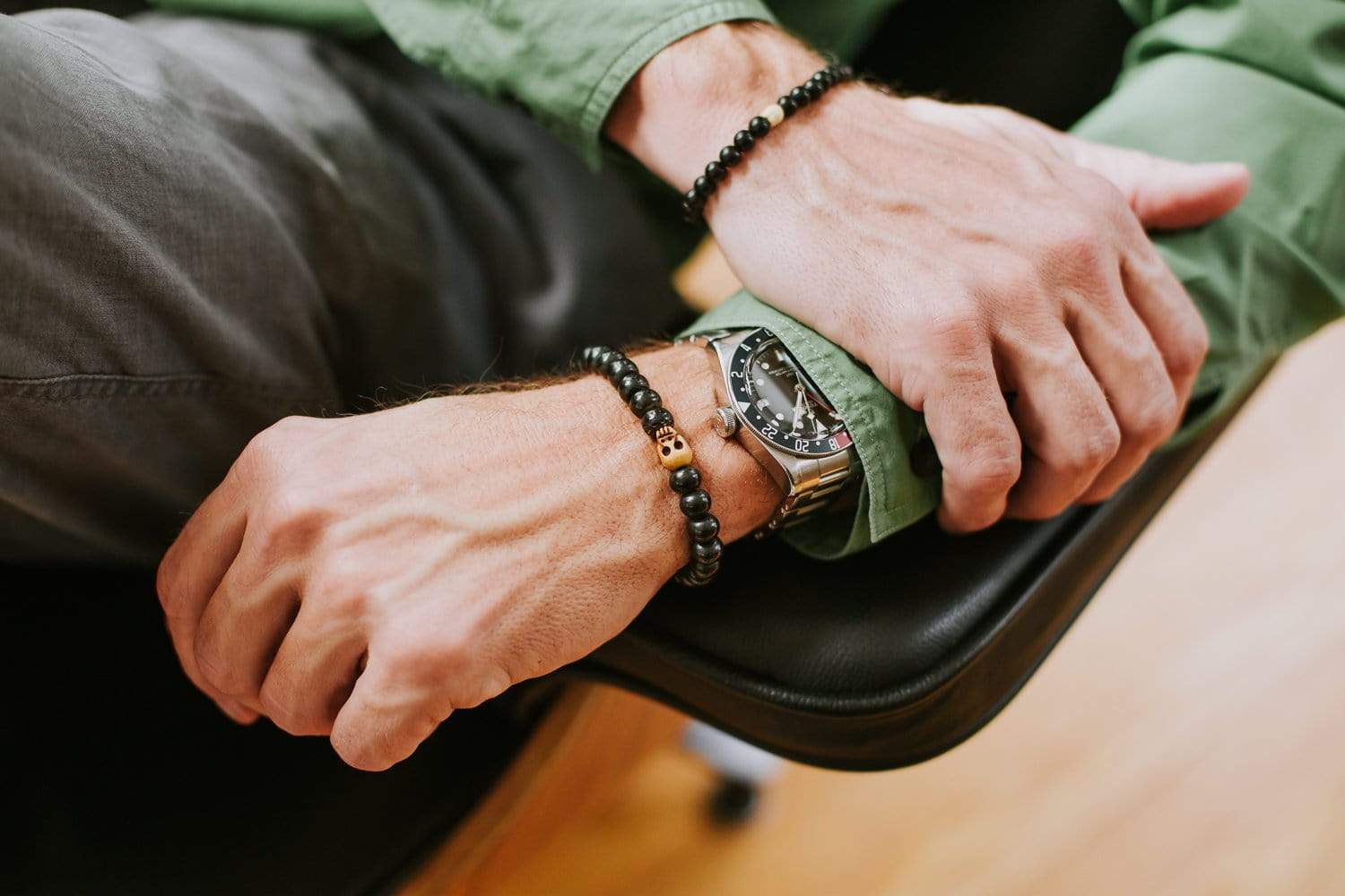 Bone and Skull Impermanence Wrist Mala - Image 9