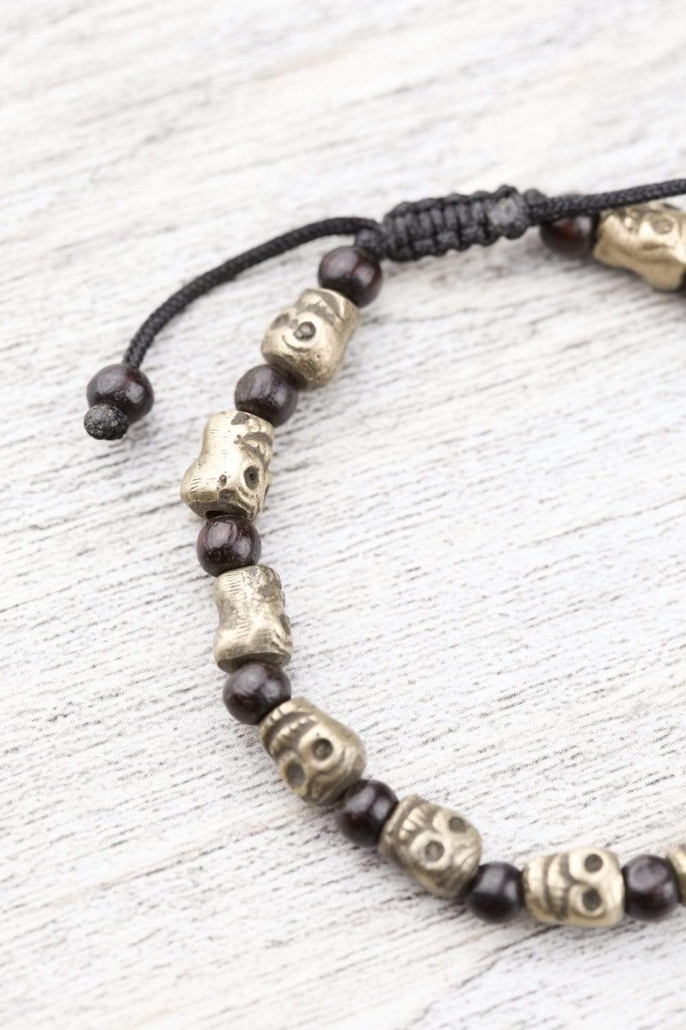 Brass Skull Wrist Mala - Image 7