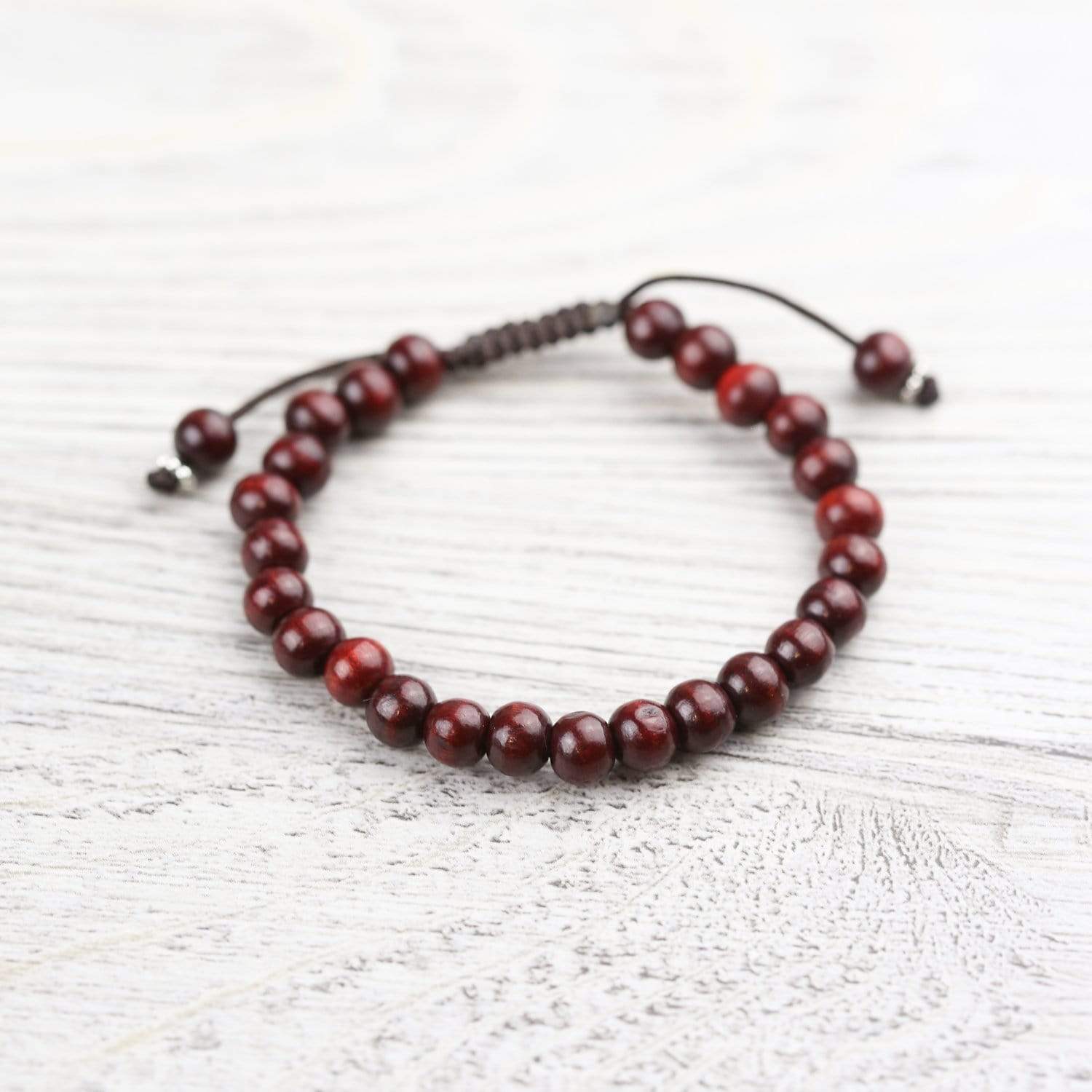 Calming Thai Rosewood Wrist Mala - Image 8