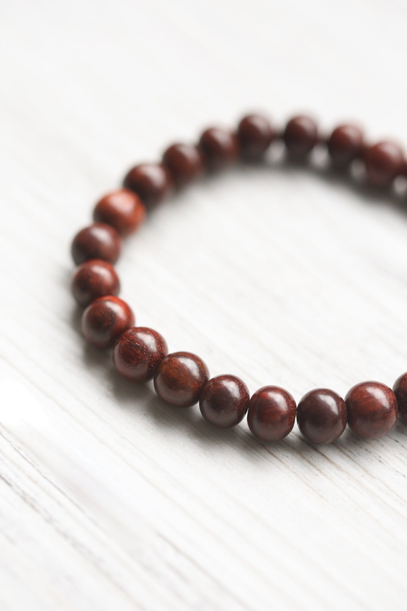 Calming Thai Rosewood Wrist Mala - Image 6