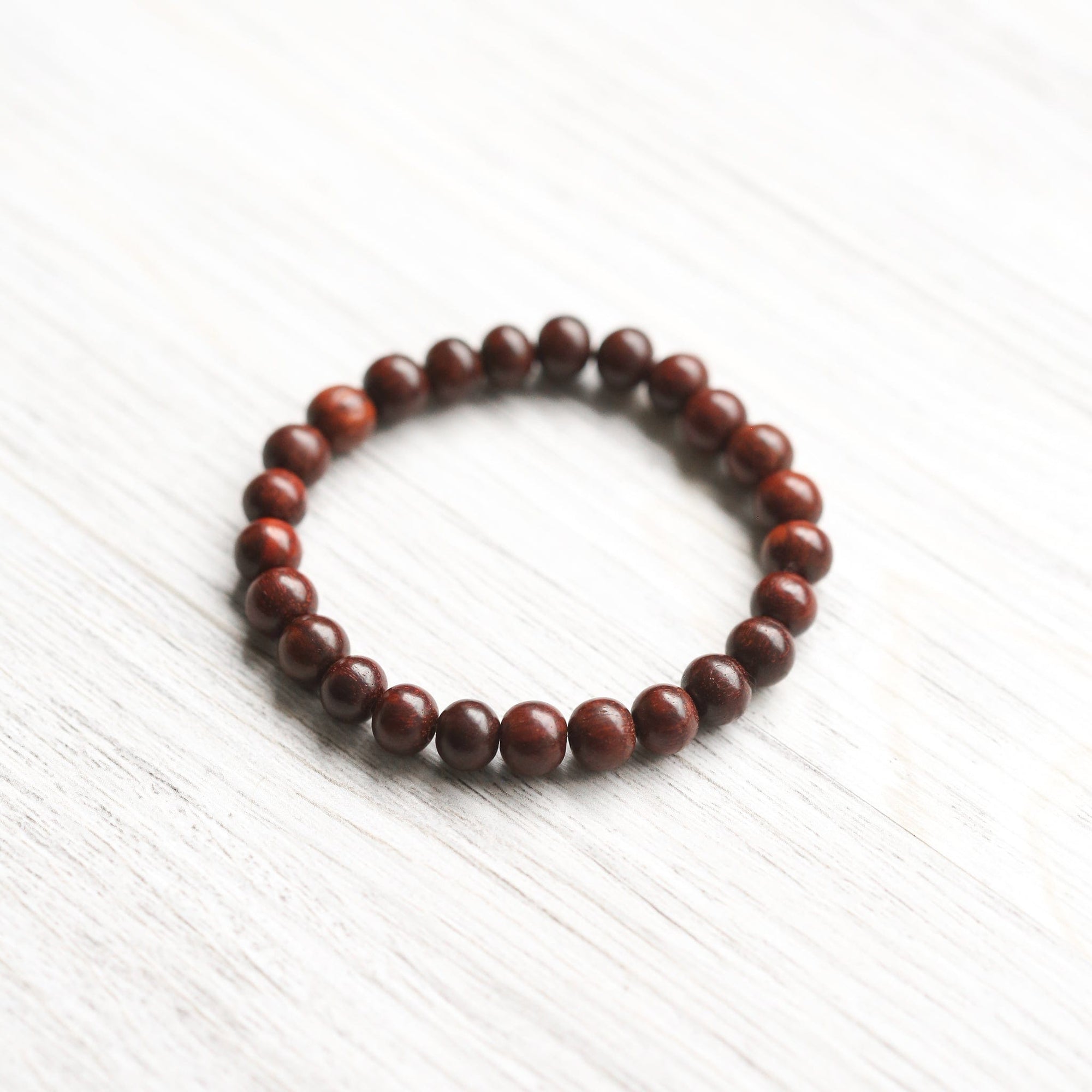 Calming Thai Rosewood Wrist Mala - Image 2