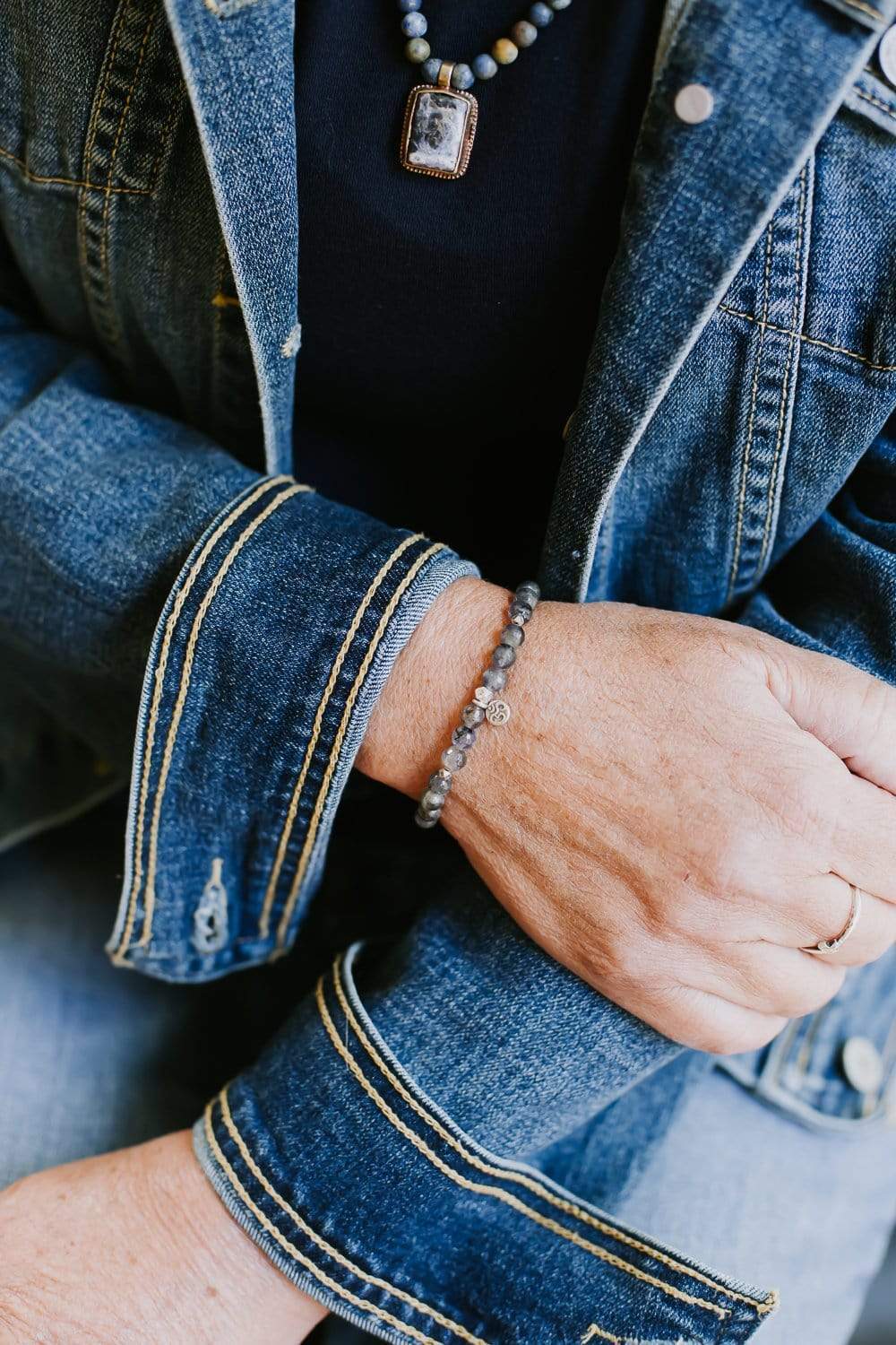 Calming Twilight Iolite Energy Bracelet - Image 3